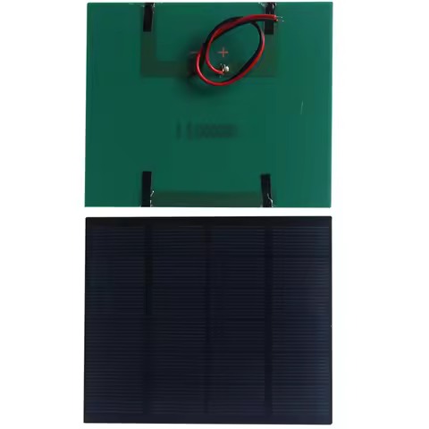 1.5W 6V Solar Panel Portable Solar Battery Charger 110X92MM Small Power Emergency Panels Waterproof 