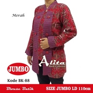 Blouse Batik Wanita Jumbo/ Atasan Batik Wanita Jumbo/ Blouse Jumbo KB
