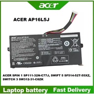 ACER AP16L5J Laptop Battery Aspire N17W3 Swift 5 SF514-52 52T 53T Spin 1 SP111-31N 32N 34N TMX514-51