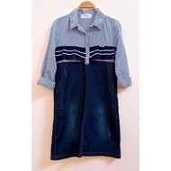 Korean Jean Dress - 2 Hands (Size S).Korean Jean Dress - 2 Hands (Size S)