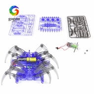 GOGOU Robotic Spider Toy, Educational No Soldering Required Electric Robot Spider, Creative Movable 