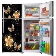 2-door Refrigerator Sticker 2-door Refrigerator Wallpaper Floral Print