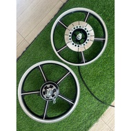 Rim kawasaki KH100 full custom fullset PNP RXZ terus pasang saja