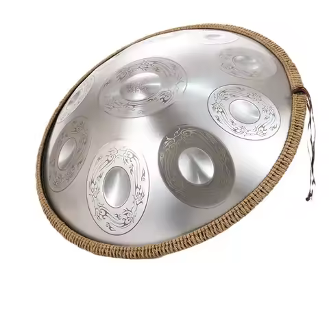 Handpan Ethereal Drum Instrument 440 Hz 432 Hz Purely Handmade Stainless Steel