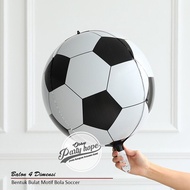 4D ball balloon / round helium balloon / 4D soccer ball round foil balloon