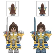 Hot Sale~Third Party Warcraft Hegemony League DT018-DT019 King Varian Assembled Building Blocks Mini