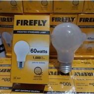 Firefly bulb incandescent bulb 60watts yellow bulb for sisiw frosted bulb