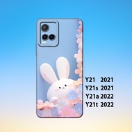 Softcase vivo Y21, vivo Y21S, vivo Y21A,vivo Y21T _Silicone Casing Hp Black Rubber Flexible Thick