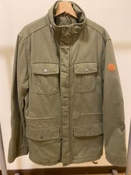 Timberland M65 軍裝 鋪棉 大衣 外套 皮標 連帽