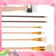 dgk7 Pieces Ceramic Glaze Tools, Pottery Supplies Different Shapes of Pottery Glaze Brushes for Pott