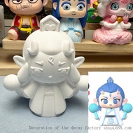 Painted C Influencer Real Doll Piggy Bank Boiled Stall White Embryo Girl Coloring Plaster Toy Hot-se