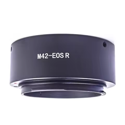 M42-RF M42-EOSR Lens Mount Adapter Ring for M42 42mm Praktica/Pentax thread Lens and Canon EOS R Cam