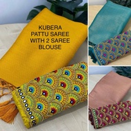 [BEST OFFER] KUBERA PATTU SAREE WITH EMBROIDERY BLOUSE COLLECTIONS