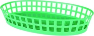 Thunder Group PLBK912G Fast Food Basket, 7-7/8" x 4-3/5" x 2-2/3"H, Oval, Stackable, top Rack Dishwa