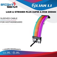 Lian Li Strimer Plus 24 Pin / 1 x 8 Pin / 3 x 8 Pin GPU ARGB Extension Cable, Compatible with L-Conn