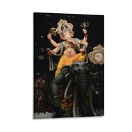 Ganesha Wall Decor Art Poster Inspirational Posters Canvas Painting Wall Art Poster For Bedroom Livi
