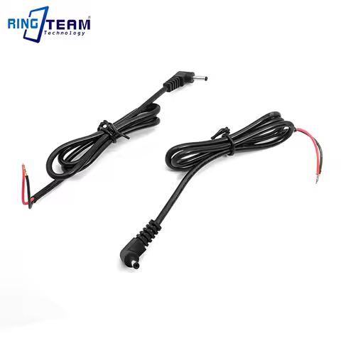 10Pcs Power Cable Wire for Canon Camera with PS700 Angled DC Fits Coupler DR-E5 DR-E8 DR-E10 DR-E12 