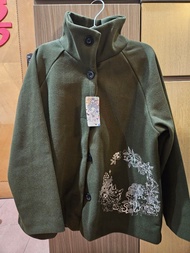 全新日本Scolar刺繡絨褸