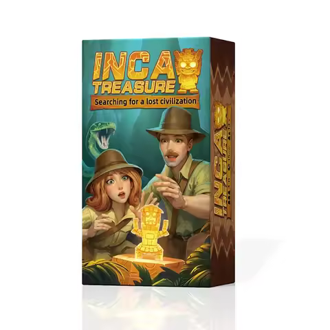2025 New Inca Treasure seaarching for a lost civilization Board game 3-8 player（Ages14+）Leisure fami
