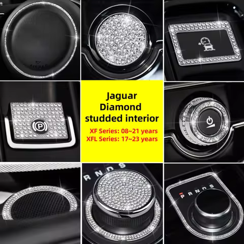 For Jaguar 08-21 Years XF 17-23 Years XFL Series Air Conditioner Vent Ring Central Control Knob Diam