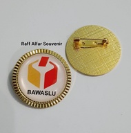 Pin bawaslu - lencana Bawaslu
