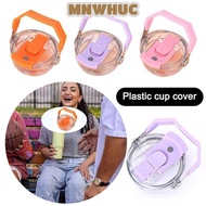 MNWHUC Cup Lid, Multicolor Splash Spill Proof Bottle Lid, Portable Replacement Transparent Therms Cu
