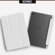 KENKE เคสป้องกันแท็บเล็ตซัมซุง สำหรับ Samsung Galaxy Tab S6 Lite 10.4 นิ้วรุ่น 2022/2020 (SM-P610/P613/P615/P619) พร้อมช่องใส่ดินสอฝาครอบกันกระแทกพร้อมเปลือกหลังใสใสสีน้ำเงิน