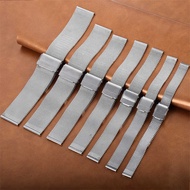 10mm-24mm304 Stainless Steel Strap Milan Braided Metal Steel Strap Double Buckle Watch Strap