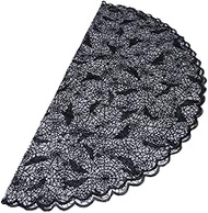 ABOOFAN bat table cloth spider table lace tablecloth spiderweb table topper lace doilies black trim 