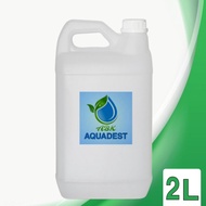 aquadest aquades distilled water Air suling 2 L air aquadest 