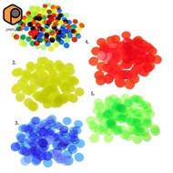 [prettyia] 100Pcs Professional Bingo Game Chips Counting Bingo Chips - Plastic, 1.5cm Diameter