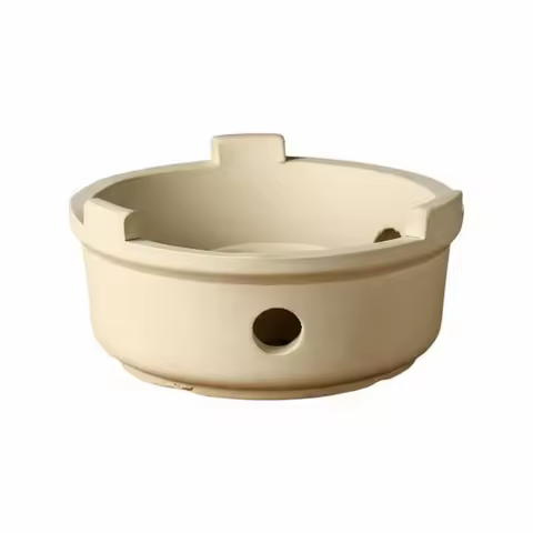 Ceramic Cooking Pot, Double Handle, Easy Clean, Camping