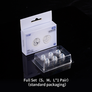 NICEHCK C03 Clear Liquid Silicone Eartips Noise Lsolating Soft Earphone IEMS Accessories for NX8 Him