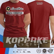 Kaos Snack Video Gratis Nama Kreator Baju Distro