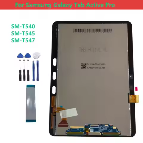 A+ For Samsung Galaxy Tab Active Pro SM-T540 Wi-Fi SM-T545 SM-T547 LTE LCD Display Touch Screen Digi