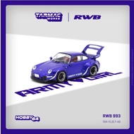 TW 1: 64 RWB 993 Purple RWB Alloy Car Model