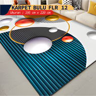 Karpet Lantai empuk Eropa Style Uk 220cm x 195cm Karpet Turkey Bermotif Tikar Karpet ruang Tamu