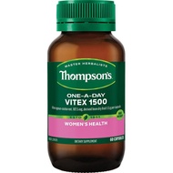 Thompson's One-A-Day Vitex 1500mg Atasi Gejala PMS 60 Capsules Murah