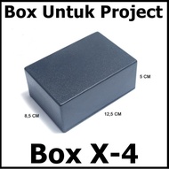 Box Plastik Hitam Type X4 (12.5x8.5x5cm) Kotak Elektronik Project