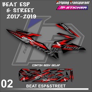 BEAT ESP&STREET (COD) STIKER STRIPING MOTOR HONDA BEAT ESP&STREET - LIST SIMPLE DESAIN RACING IP.STR