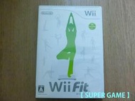 【 SUPER GAME 】Wii(日版)二手原版遊戲~WII FIT 塑身