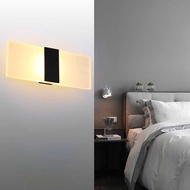 Minimalist LED Wall Lamp 3W 2700-3500K Warm White - BLACK