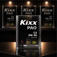 Kixx PAO C3 SP 5W40 (4L Tin Can) - 100% Premium Diesel Engine Oil From Poly-Alpha-Olefin (PAO) Most 