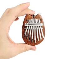 Kalimba 8key Thumb Piano Finger Mbira Round Acoustic K8B Cat JS88