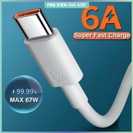 6A fast charging cable for XM to USB to Type C. Type C charging cable, Type C fast charging cable, 6