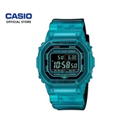 Casio G-Shock DW-B5600G-2 Turquoise Blue Translucent Resin Band Men Sports Watch