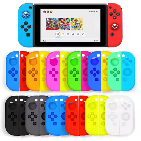 Silicone Case for Nintendo Switch JoyCon Controller Skin-friendly Silica Case Compatible Switch/Swit