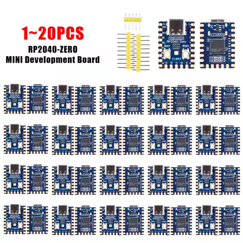1-50PCS RP2040-Zero RP2040 for Raspberry Pi Microcontroller PICO Development Board Dual-core Cortex 