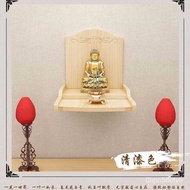 ZzSolid Wood Incense Burner Table Buddha Shrine Altar God of Wealth Clothes Closet Altar Altar Holder Guanyin Shrine Wal