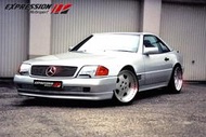 ex-129-02 "歐洲EX"賓士 R129 300SL 頂級空力套件motorsport版本 (非一般 AMG BRABUS Carlsson )*(本價格只有前下巴)